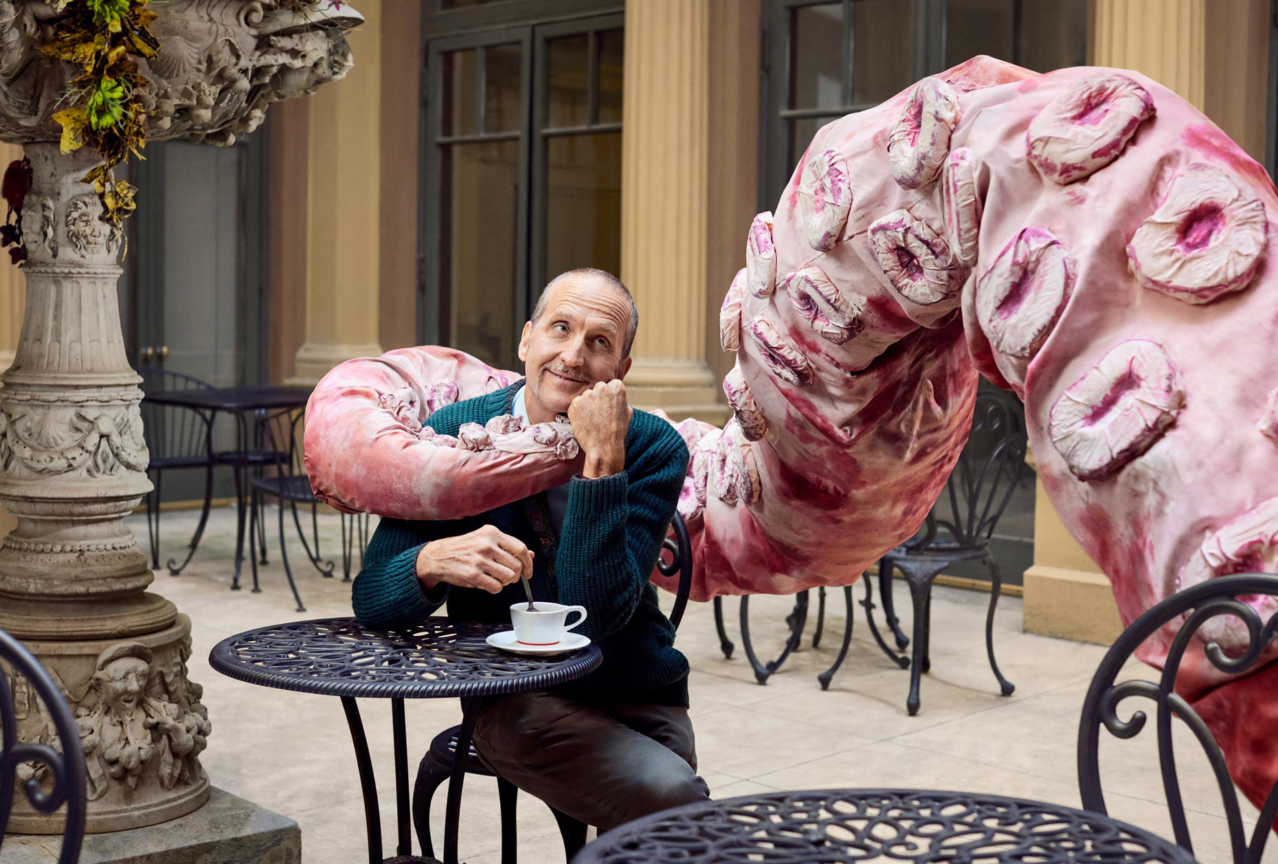 Man in love with an octopus | conceptual photography by Saverio Truglia