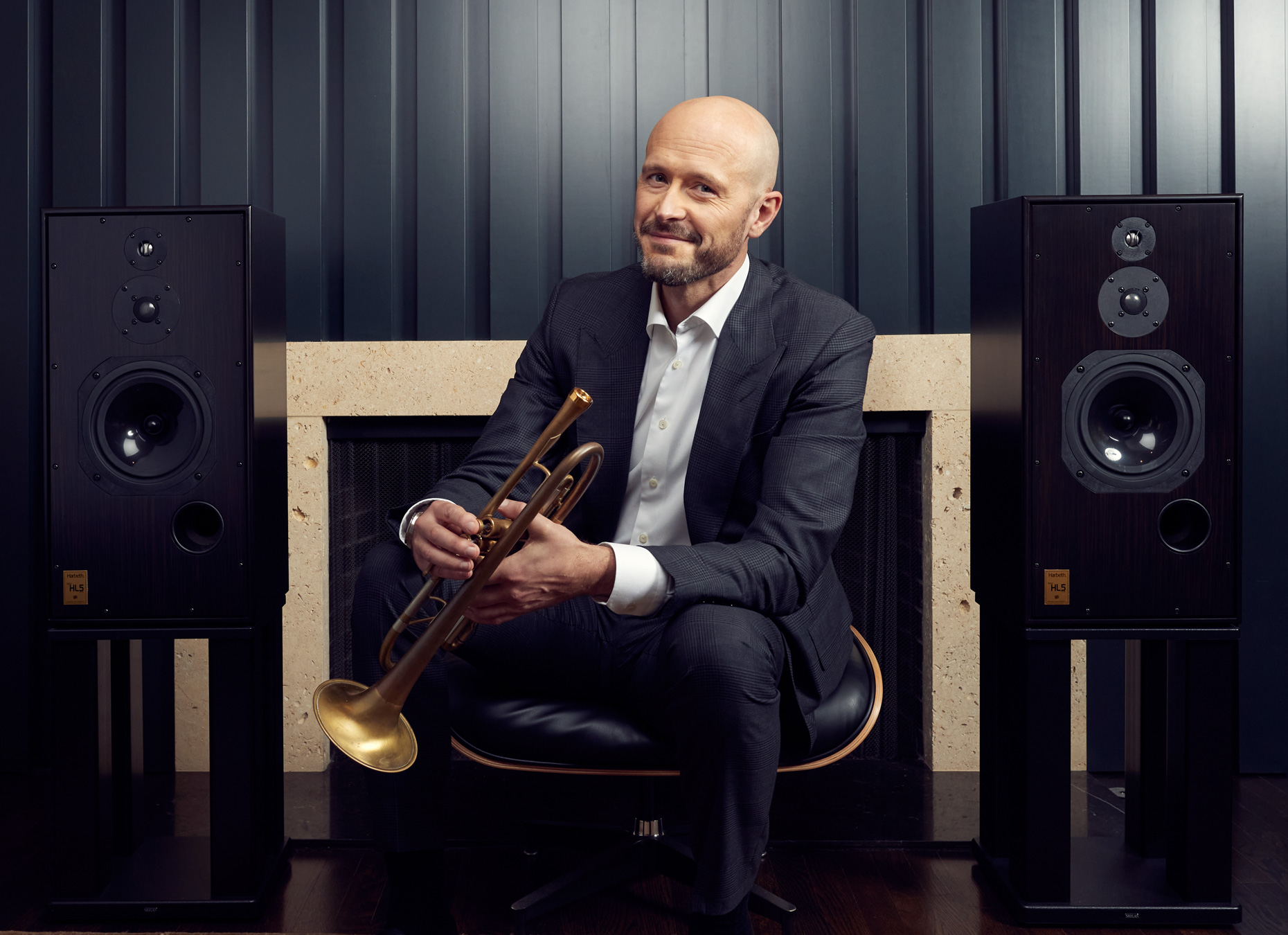 Corporate Portrait Man with Trumpet | Saverio Truglia